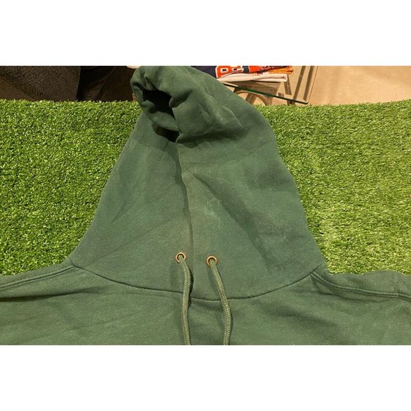 Retro YTK Jansport Notre Dame Fighting Irish spell out arch hoodie sweatshirt S - Picture 4 of 8